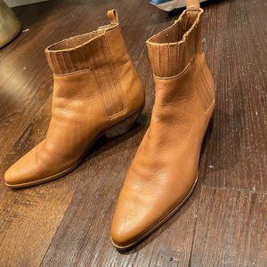 Vince Cognac Brown Bootie, Size 8.5